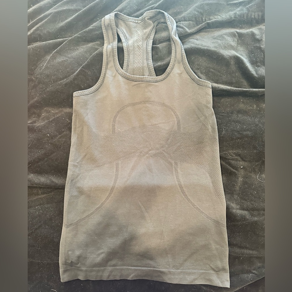 Lululemon seamless racerback tank, black, XS
